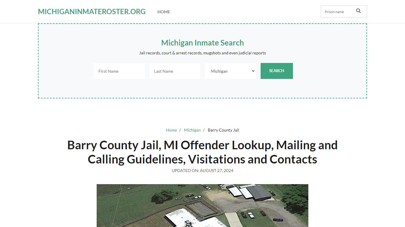 Barry County Jail - Michigan Inmate Roster